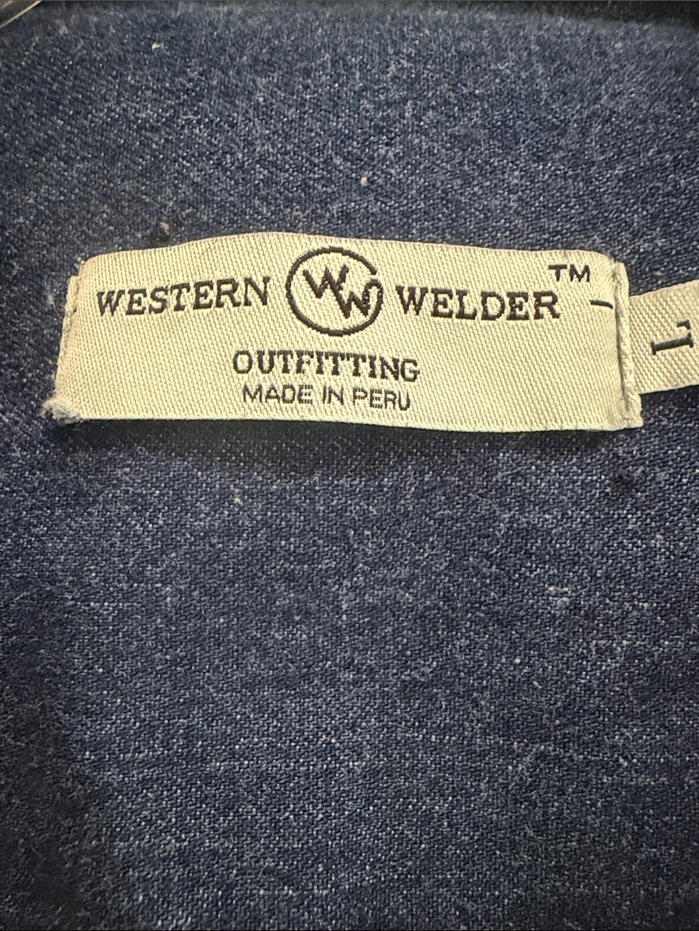 Western Welder Size L Welding Shirt